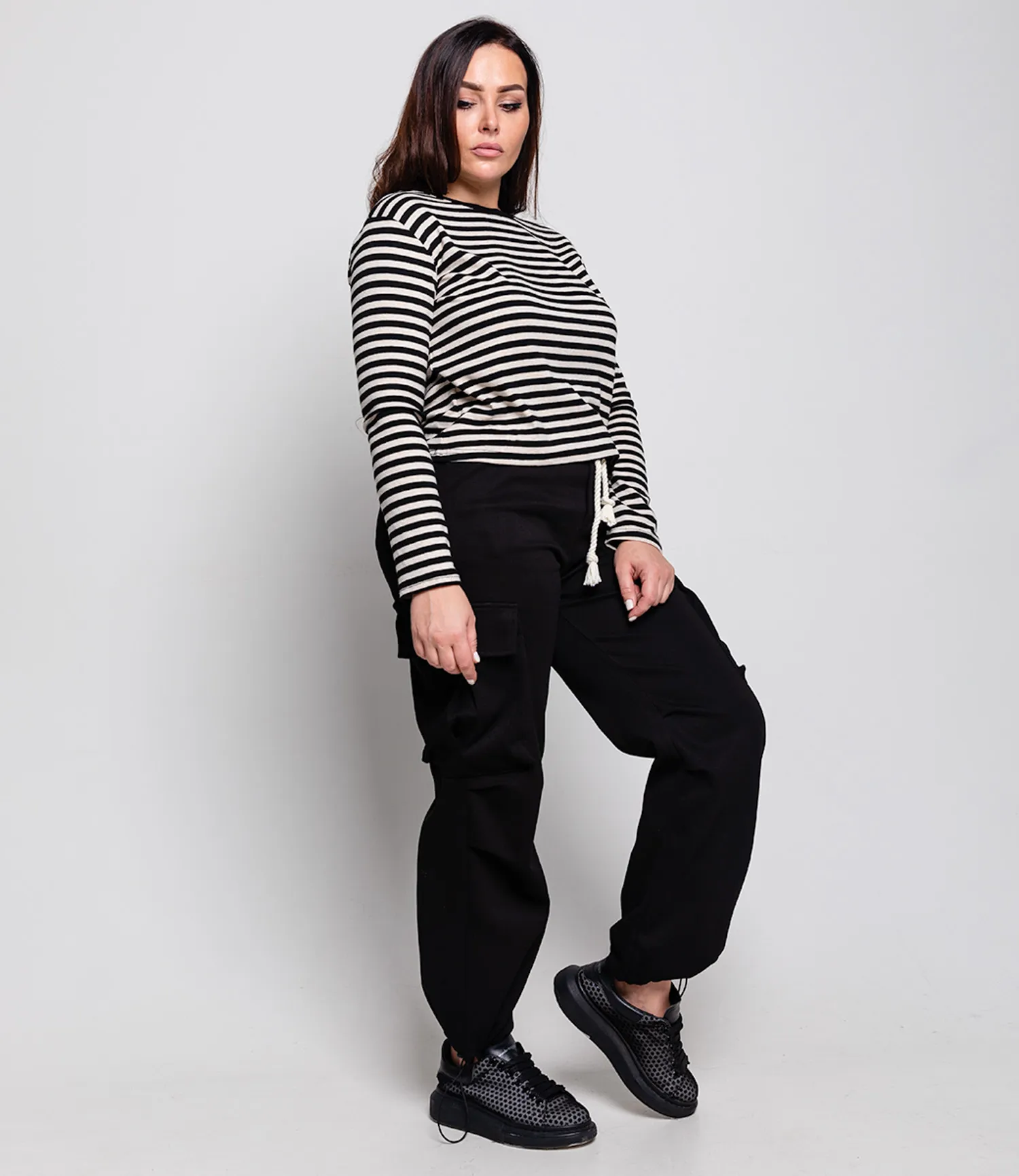 ст. цена1280руб.! Брюки #КТ8556, чёрный