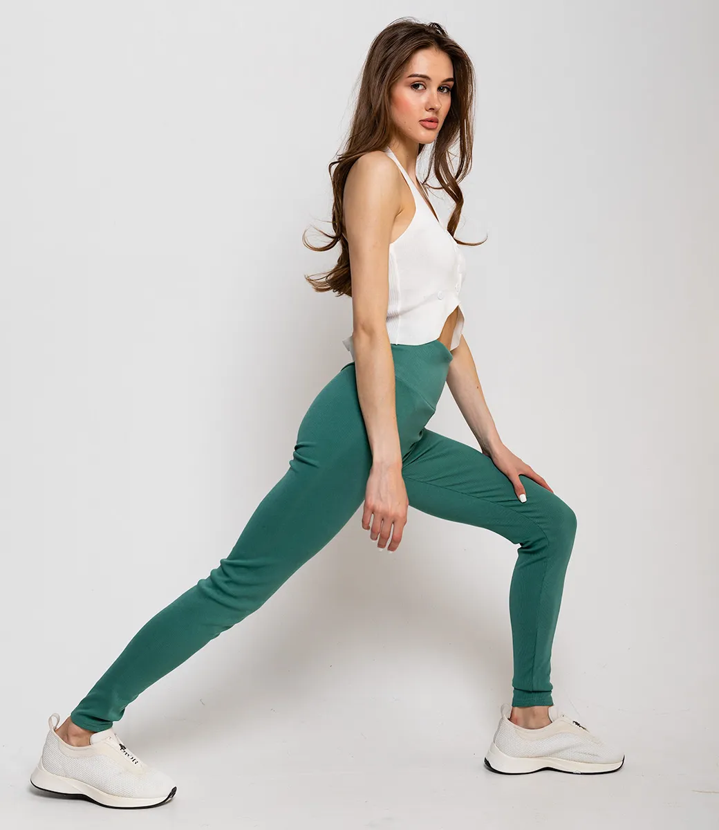 ст. цена590руб.! Лосины #ОБШ1535, темный ментол