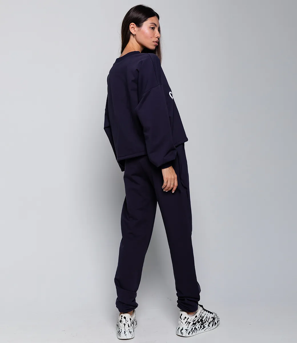 ст. цена1590руб.! Спортивный костюм #ОБШ1885, чёрный