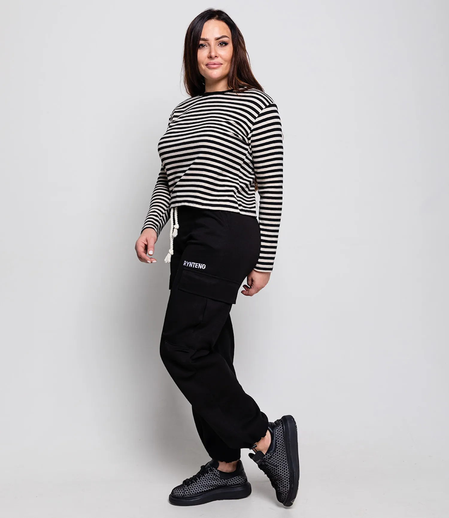 ст. цена1280руб.! Брюки #КТ8556, чёрный