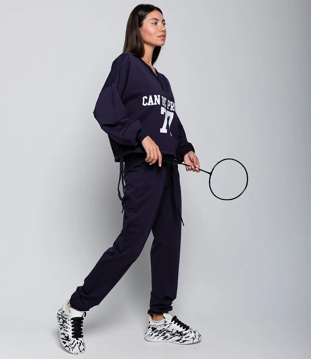 ст. цена1590руб.! Спортивный костюм #ОБШ1885, чёрный