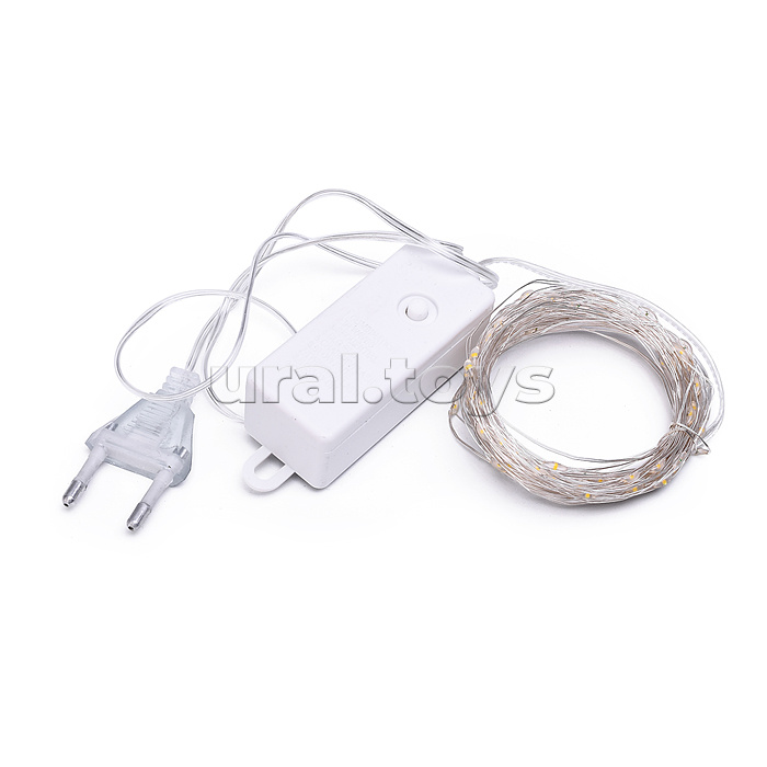 Электрогирлянда 5м, 50 ламп, цветная