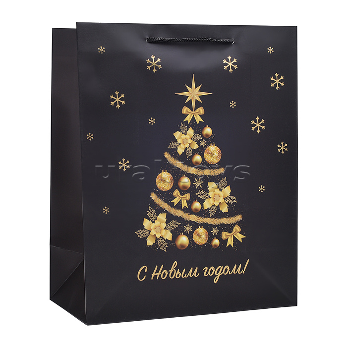 Пакет подарочный 26,4х32,7х13,6 см (L)