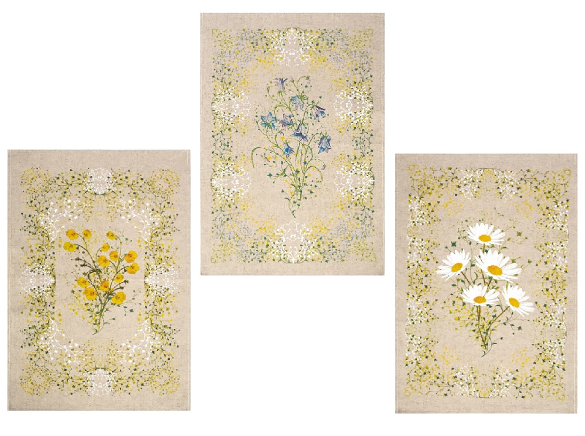 22С145-ШР+К/п.р/фкор Комплект полотенец из 3 шт 45*60