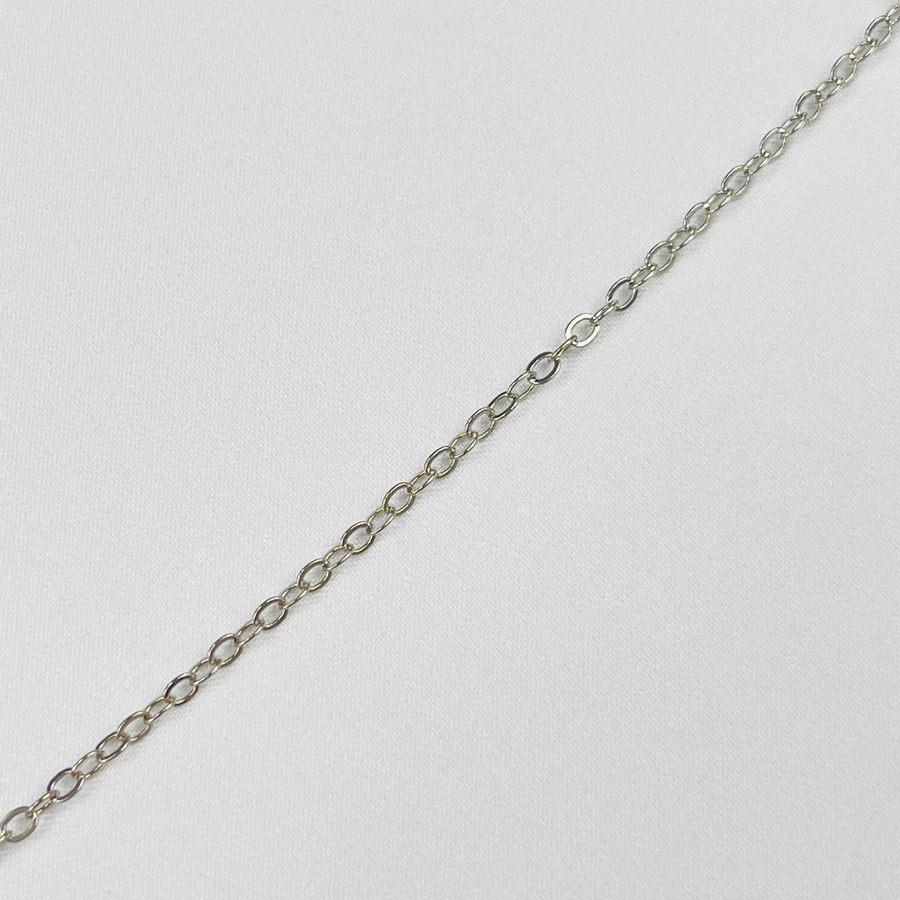 Радуга Самоцветов Колье на цепочке с Розовым кварцем