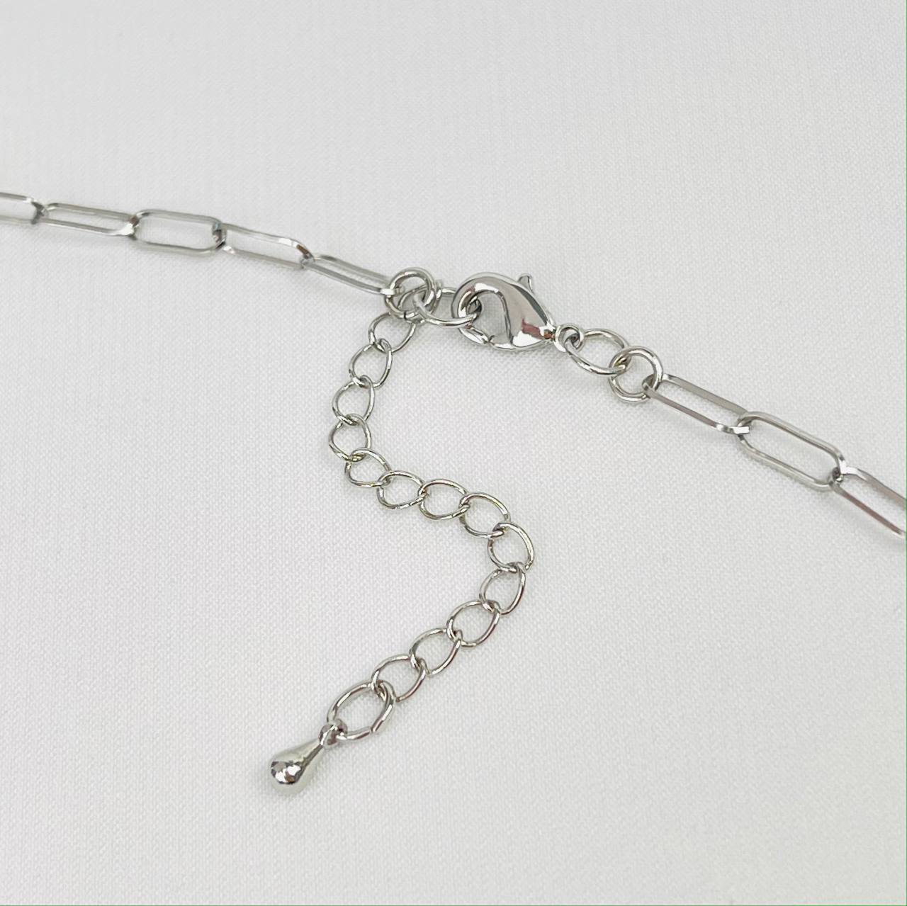 Радуга Самоцветов Кулон на цепочке из Жемчуга