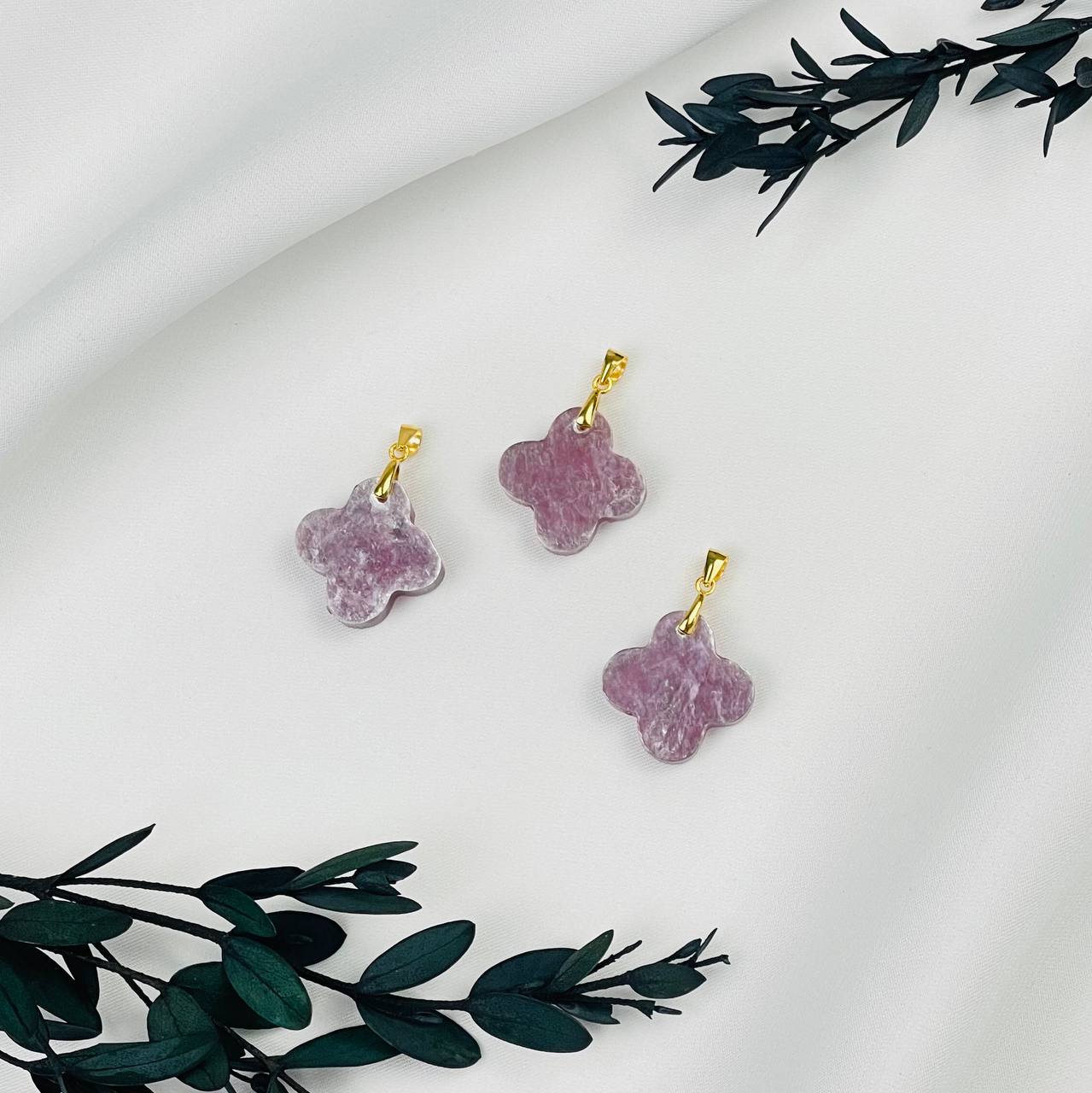 Радуга Самоцветов Кулон из Лепидолита