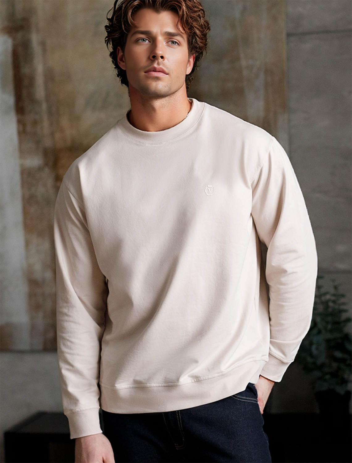 Джемпер из премиального футера-двухнитки