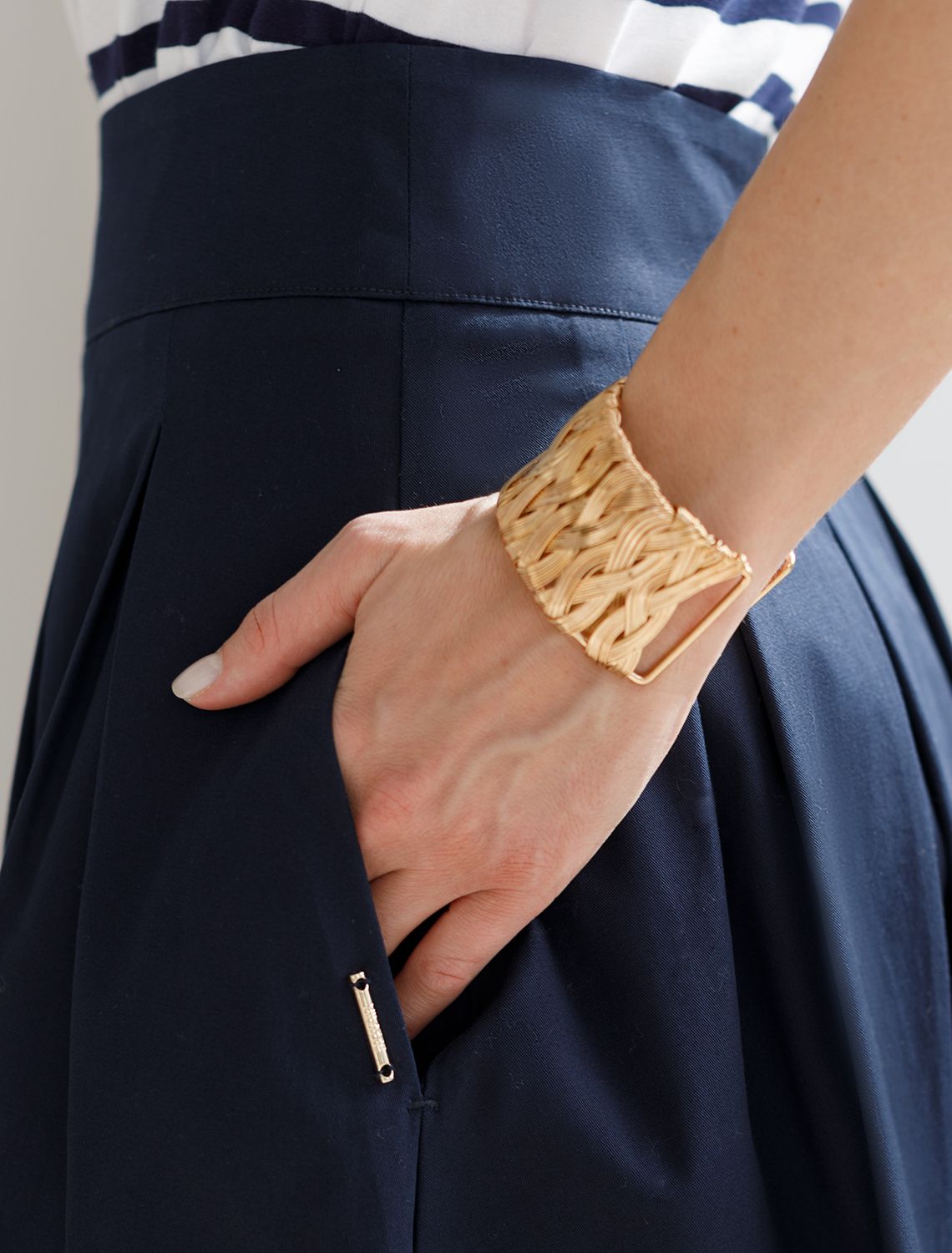 Юбка-миди свободного силуэта