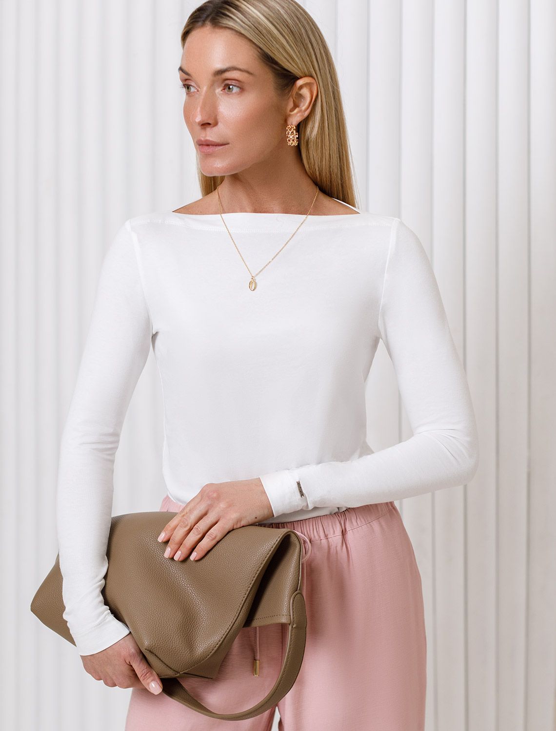 Джемпер из премиального хлопка с эластаном