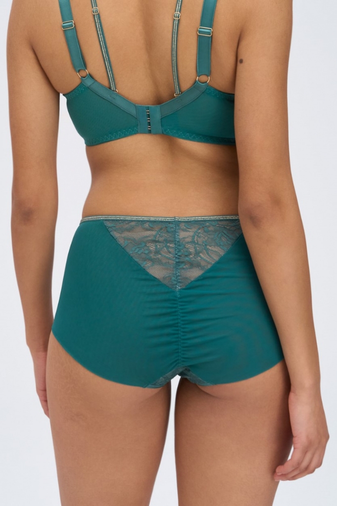 Classic трусы с завышенной талией (зелен) ALLES Chiara Gold clas_Lx