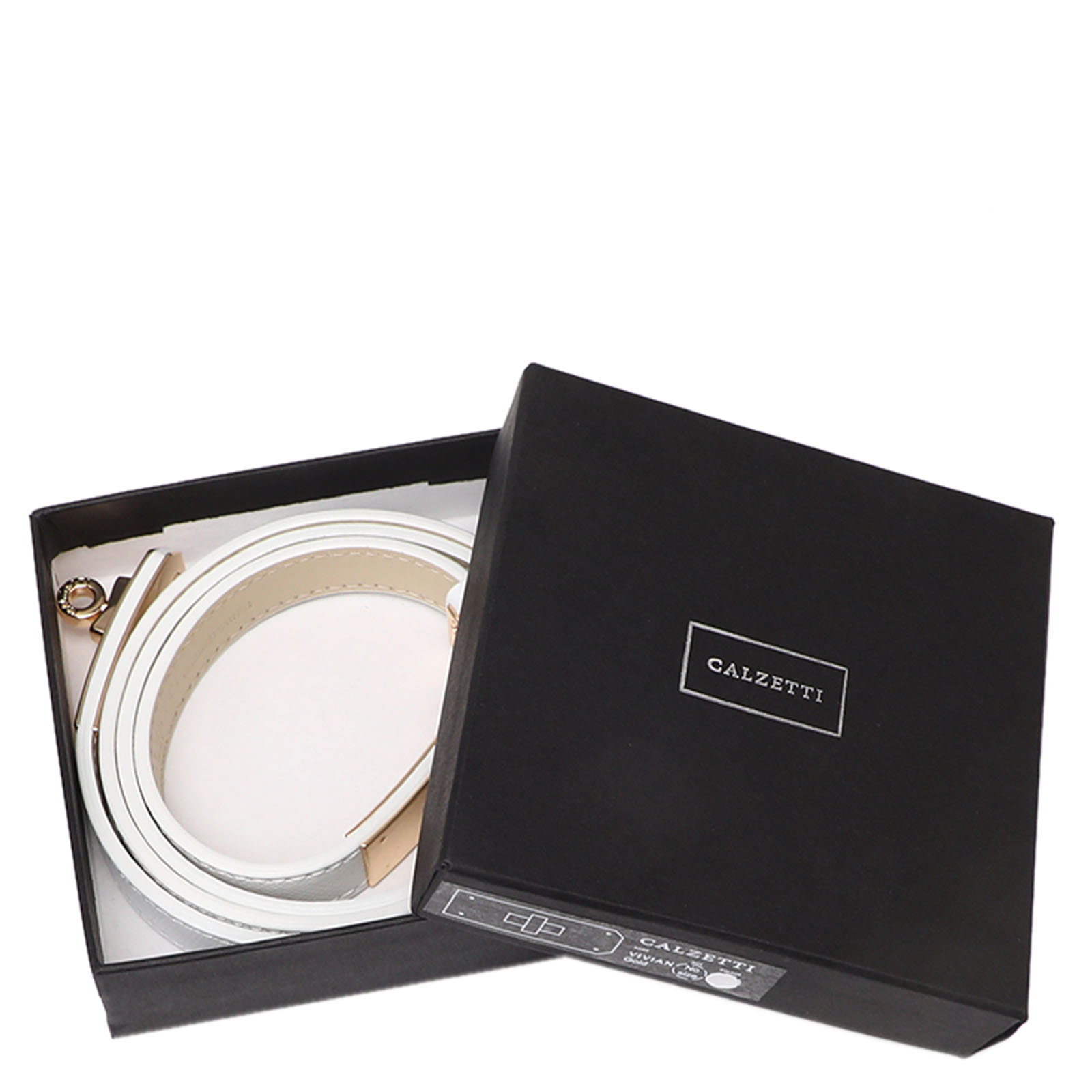 Женский ремень с регулировкой по талии CALZETTI 4041174, белый