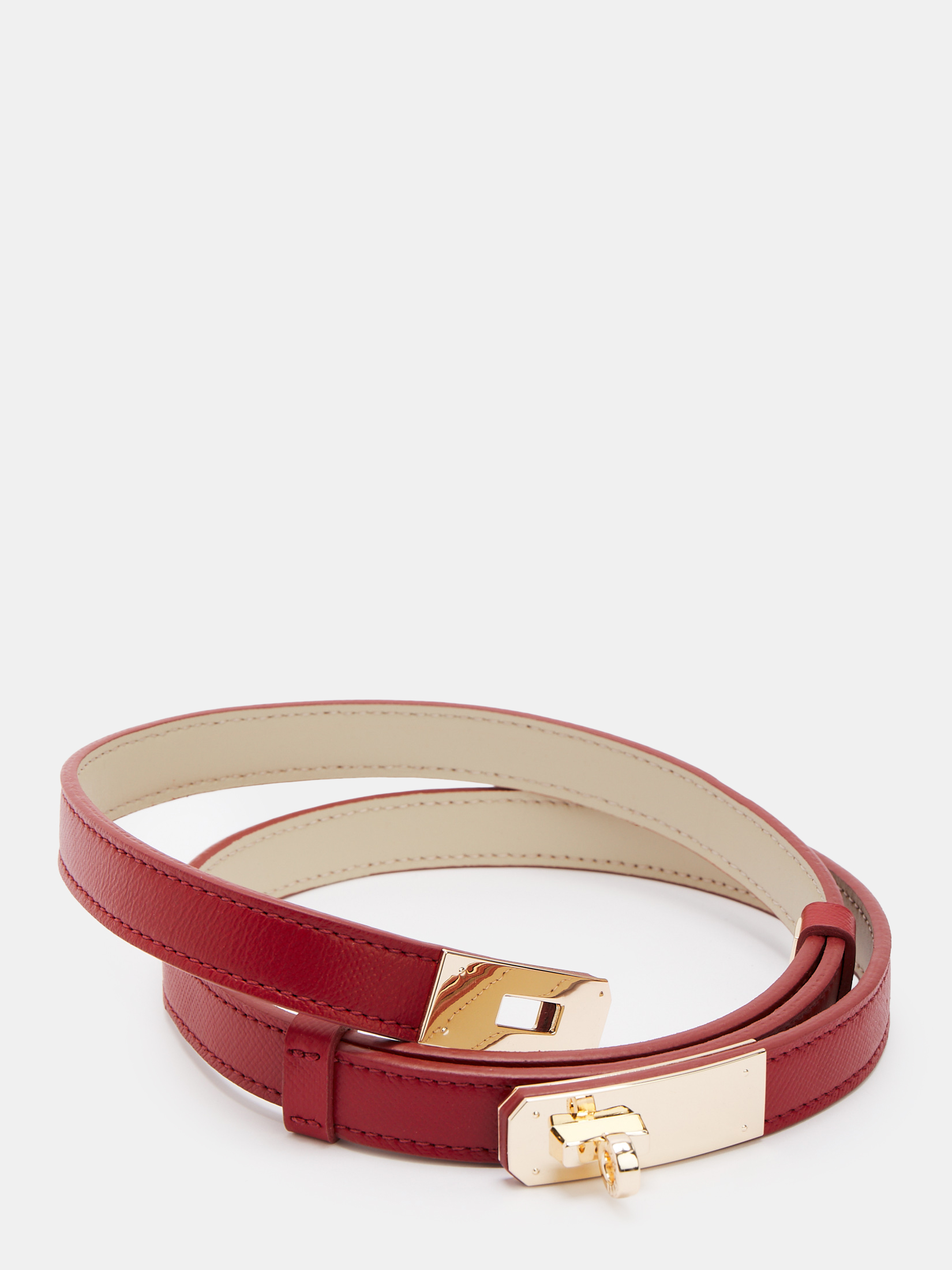 Женский ремень с регулировкой по талии CALZETTI 4042866, темно-красный