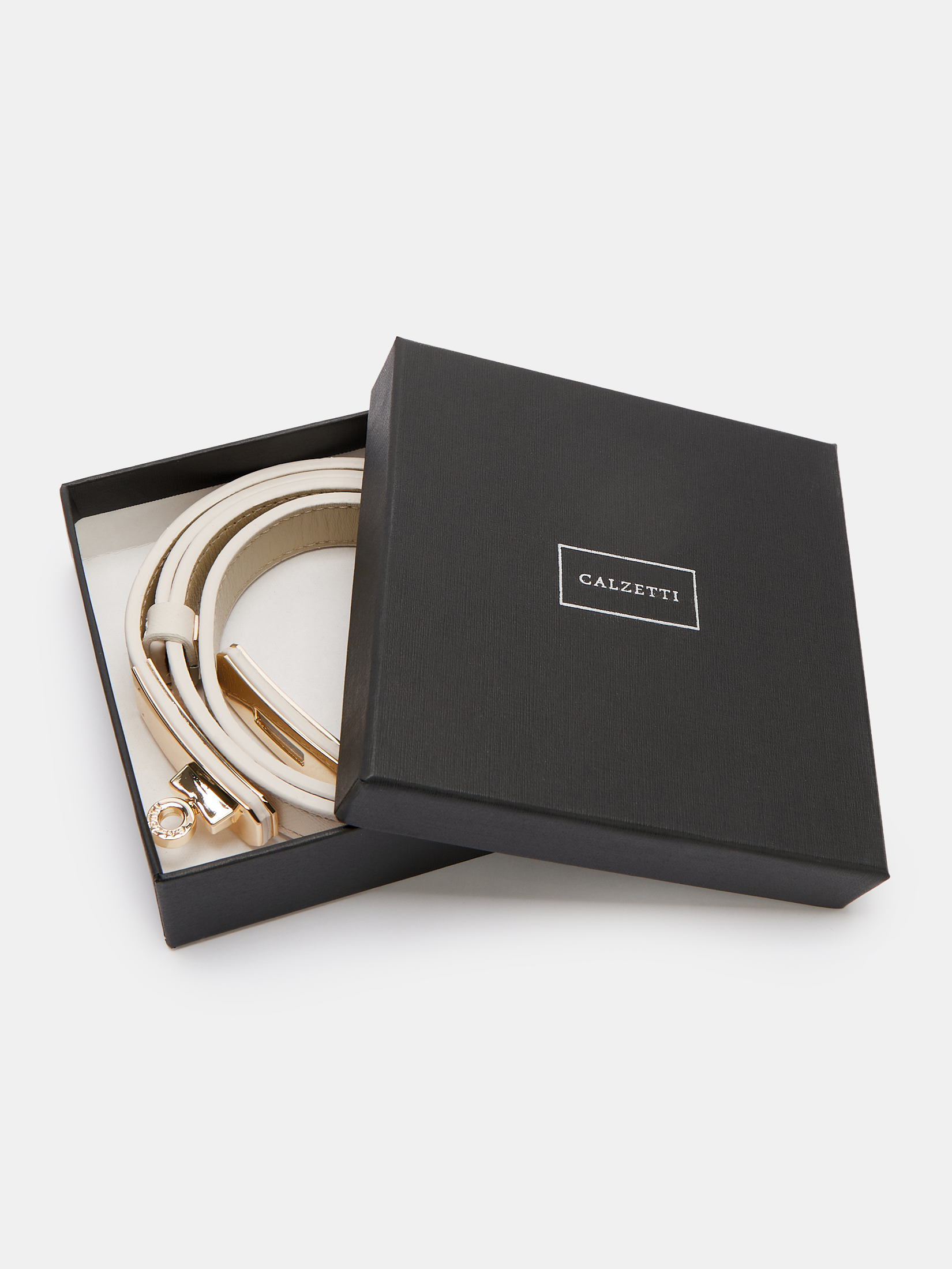 Женский ремень с регулировкой по талии CALZETTI 4041178, светло-бежевый