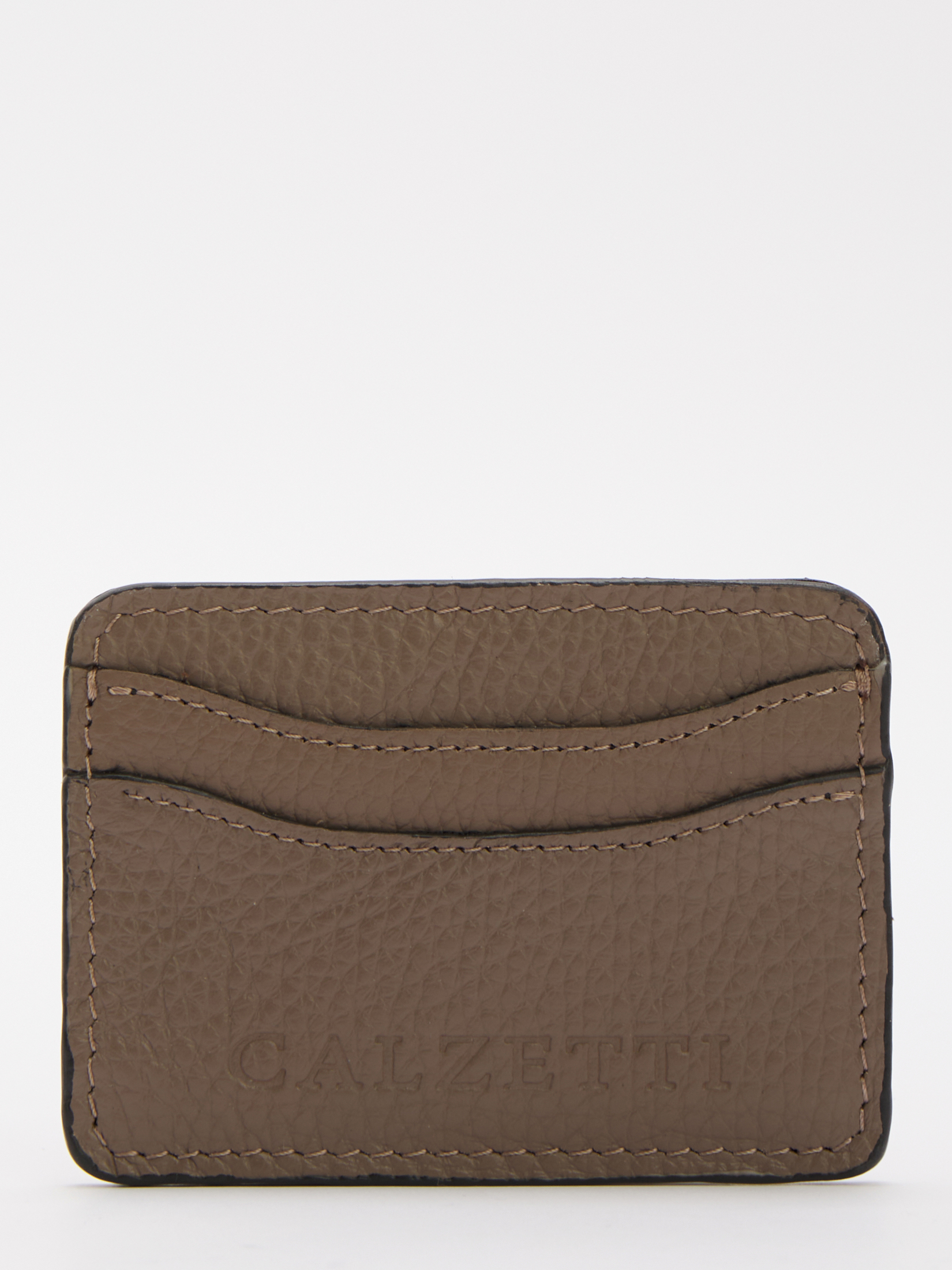 Женский картхолдер CALZETTI CH01 4331953, серо-коричневый