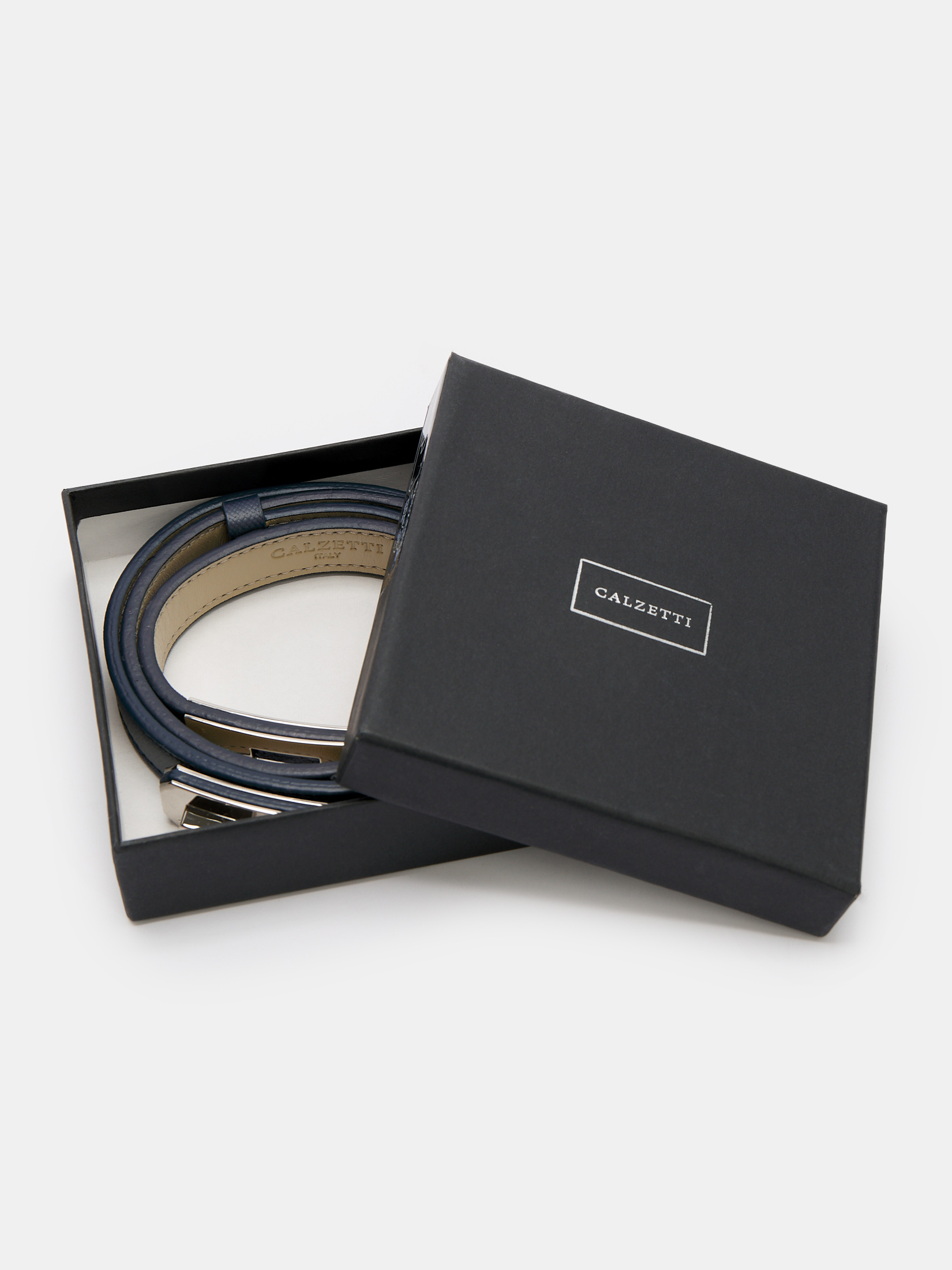 Женский ремень с регулировкой по талии CALZETTI 4042862, темно-синий