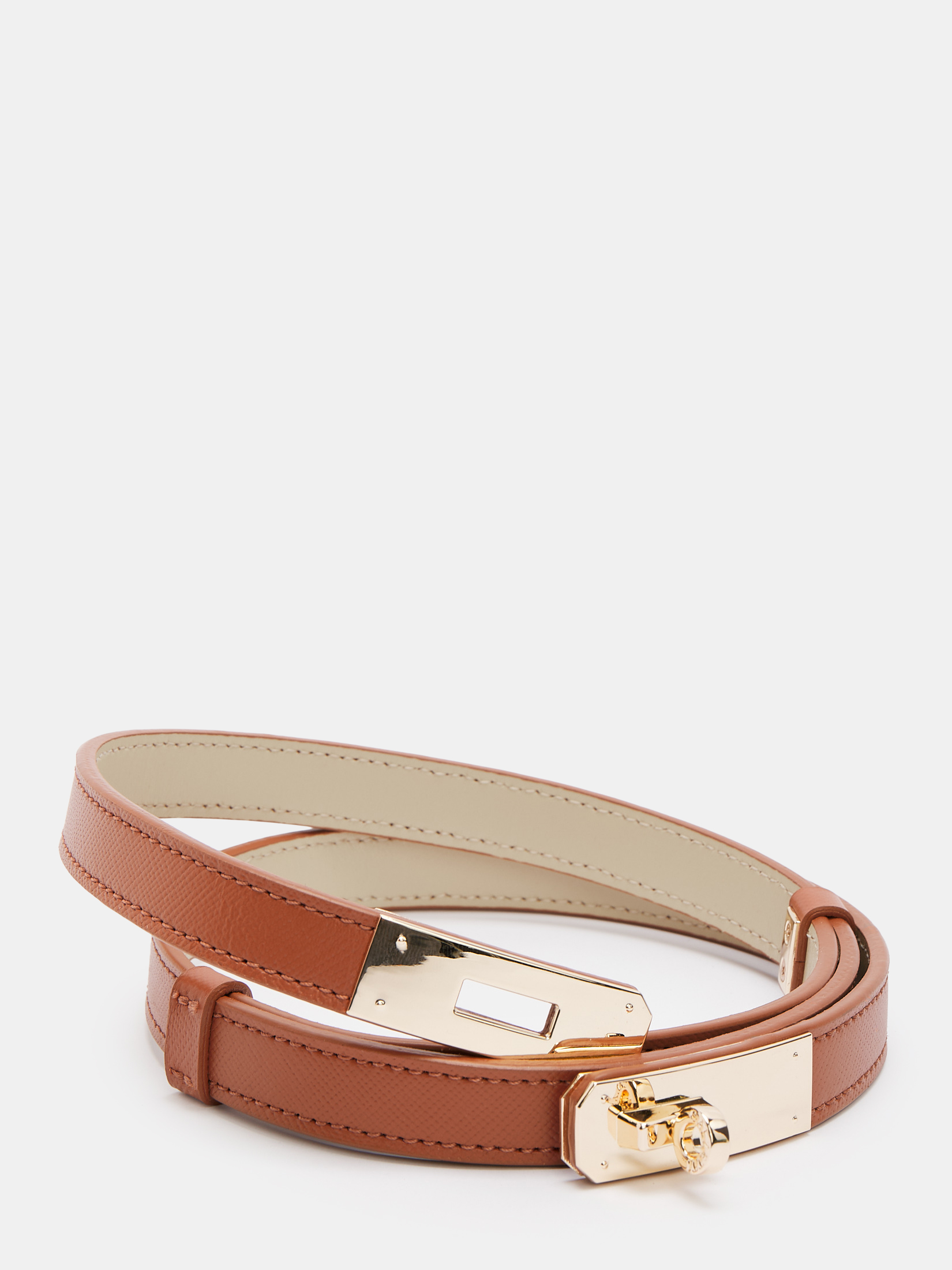 Женский ремень с регулировкой по талии CALZETTI 4041196, светло-коричневый