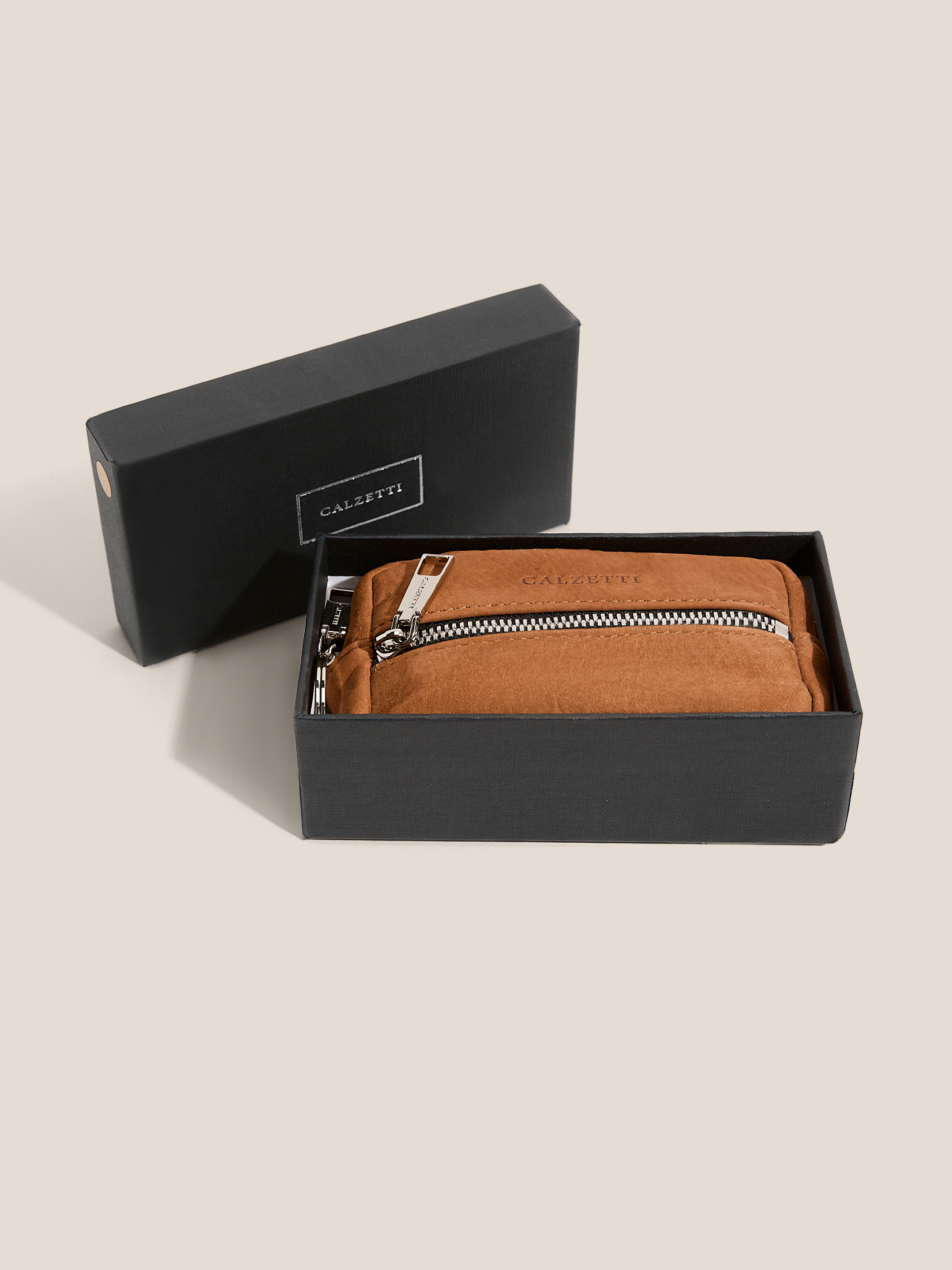 Женская ключница CALZETTI FORKEY 4893854, коричнево-оранжевый