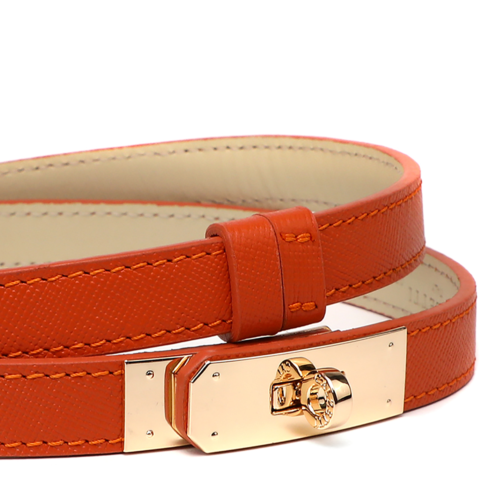 Женский ремень с регулировкой по талии CALZETTI 4041194, апельсиновый