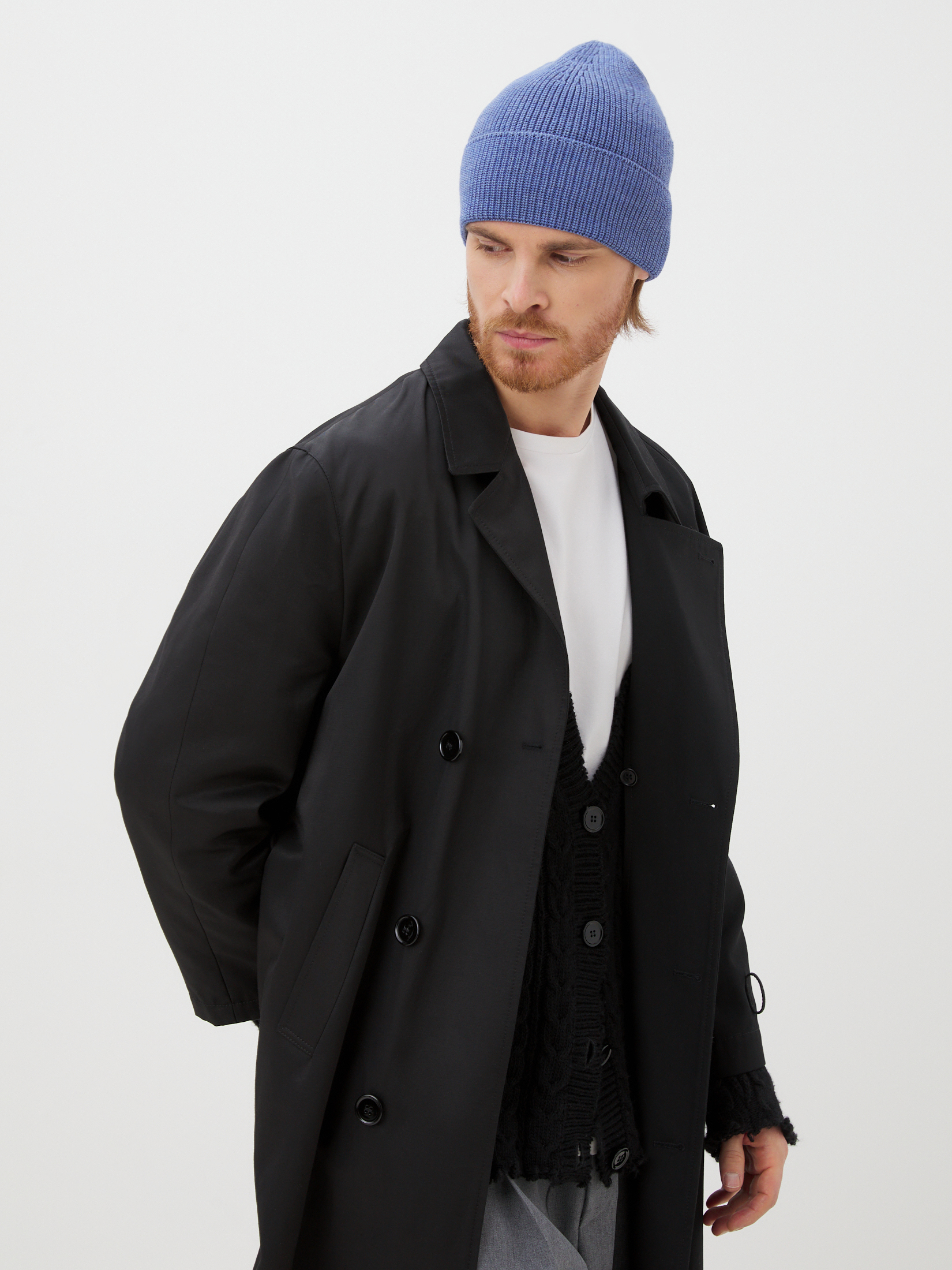 Мужская шапка CALZETTI 4394801, фиолетово-синий