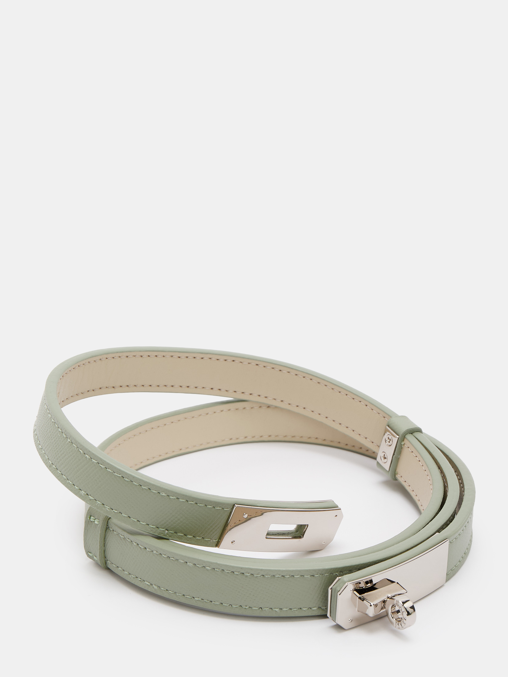 Женский ремень с регулировкой по талии CALZETTI 4041180, светло-зеленый