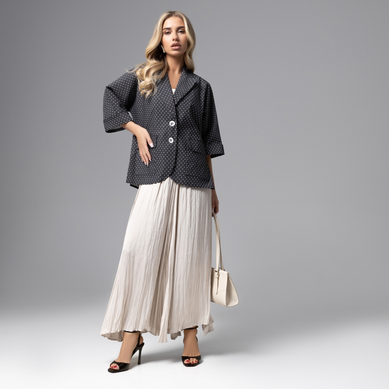 Ст.цена 2590р. Жакет оверсайз, Джинсовый стиль (черный)