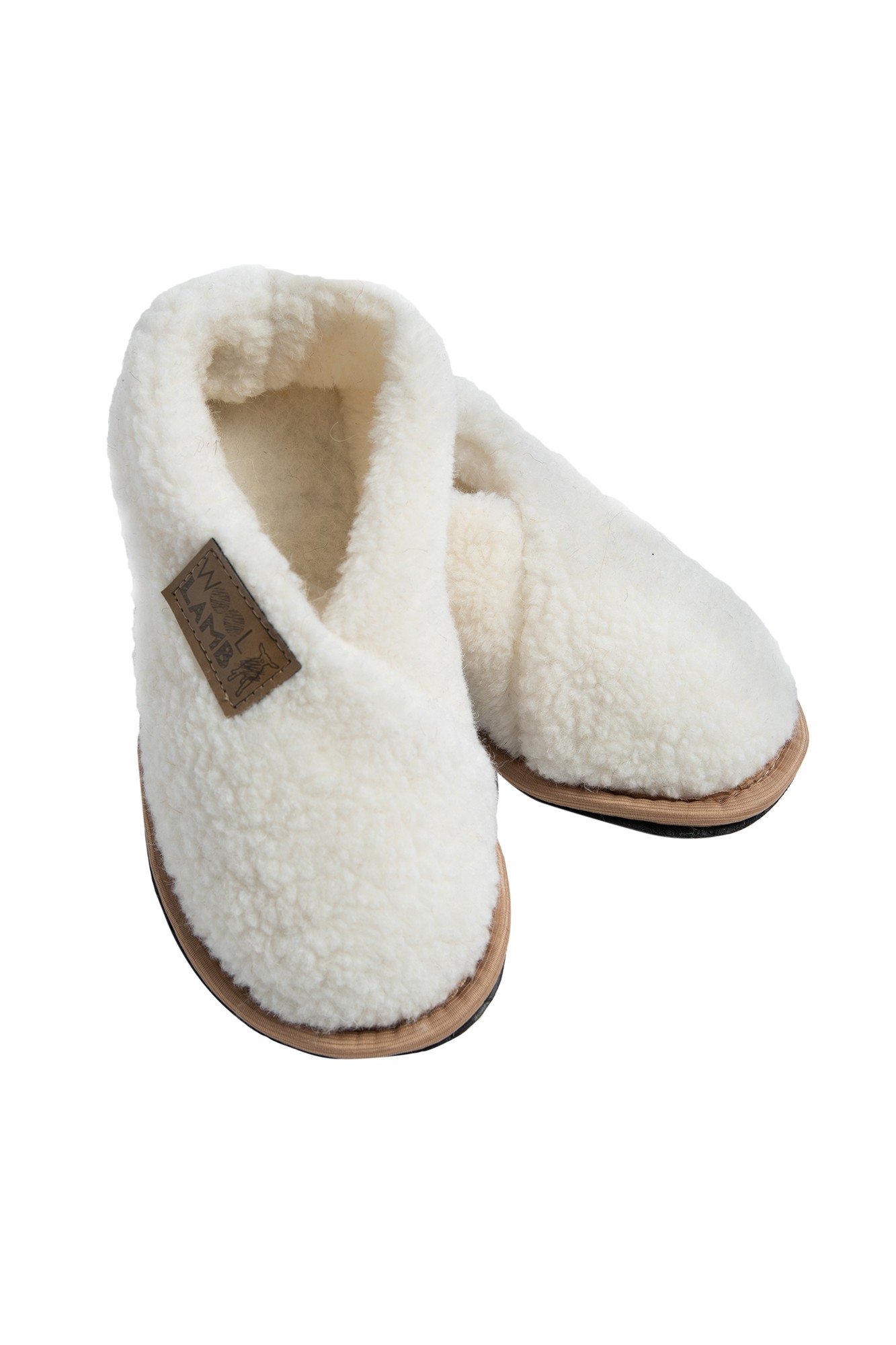 ТЕПЛУШИ  меховые цвет ВАНИЛЬ (ВОЙЛОК)