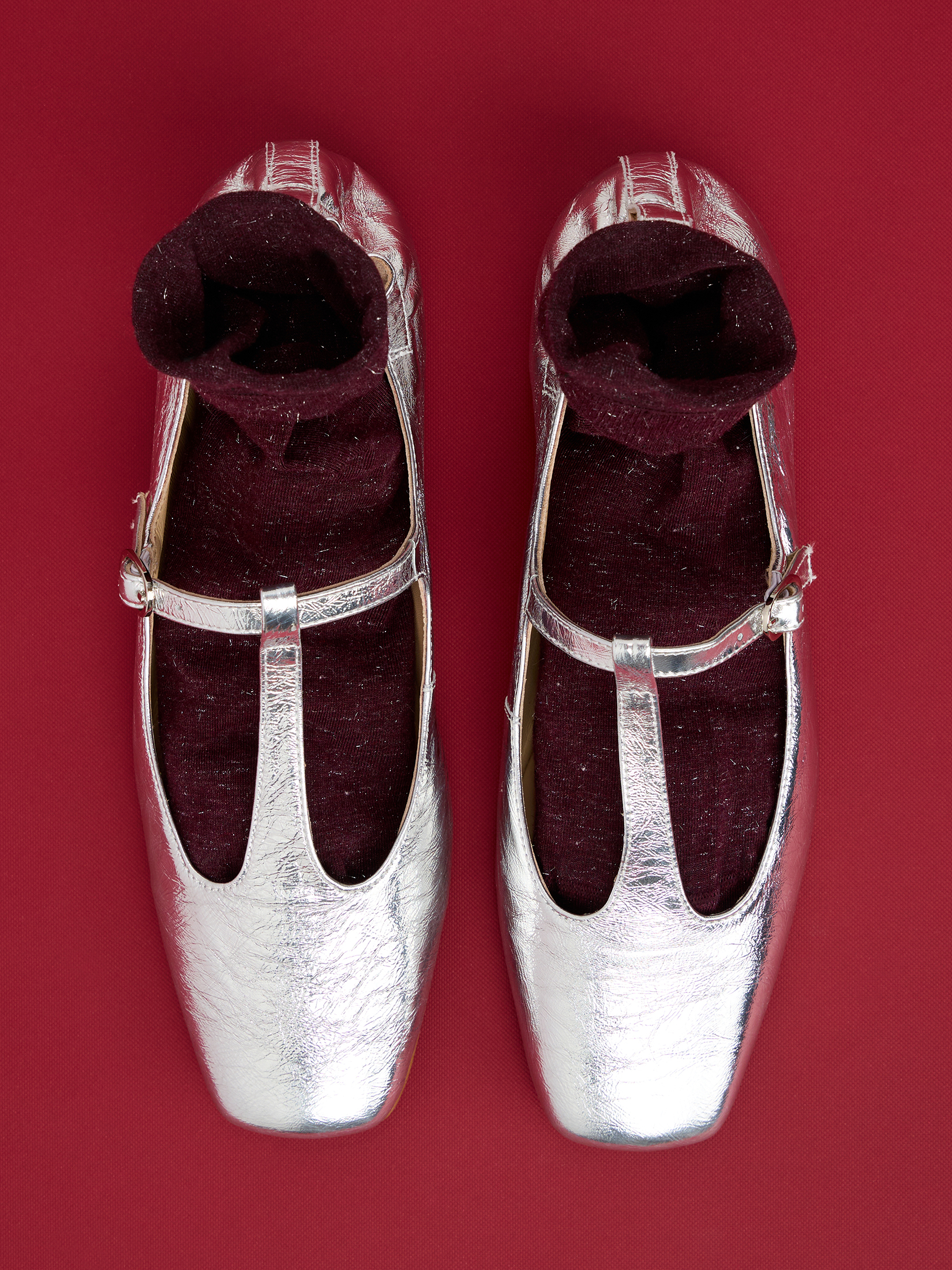 Женские носки CALZETTI 2220361, темно-бордовый