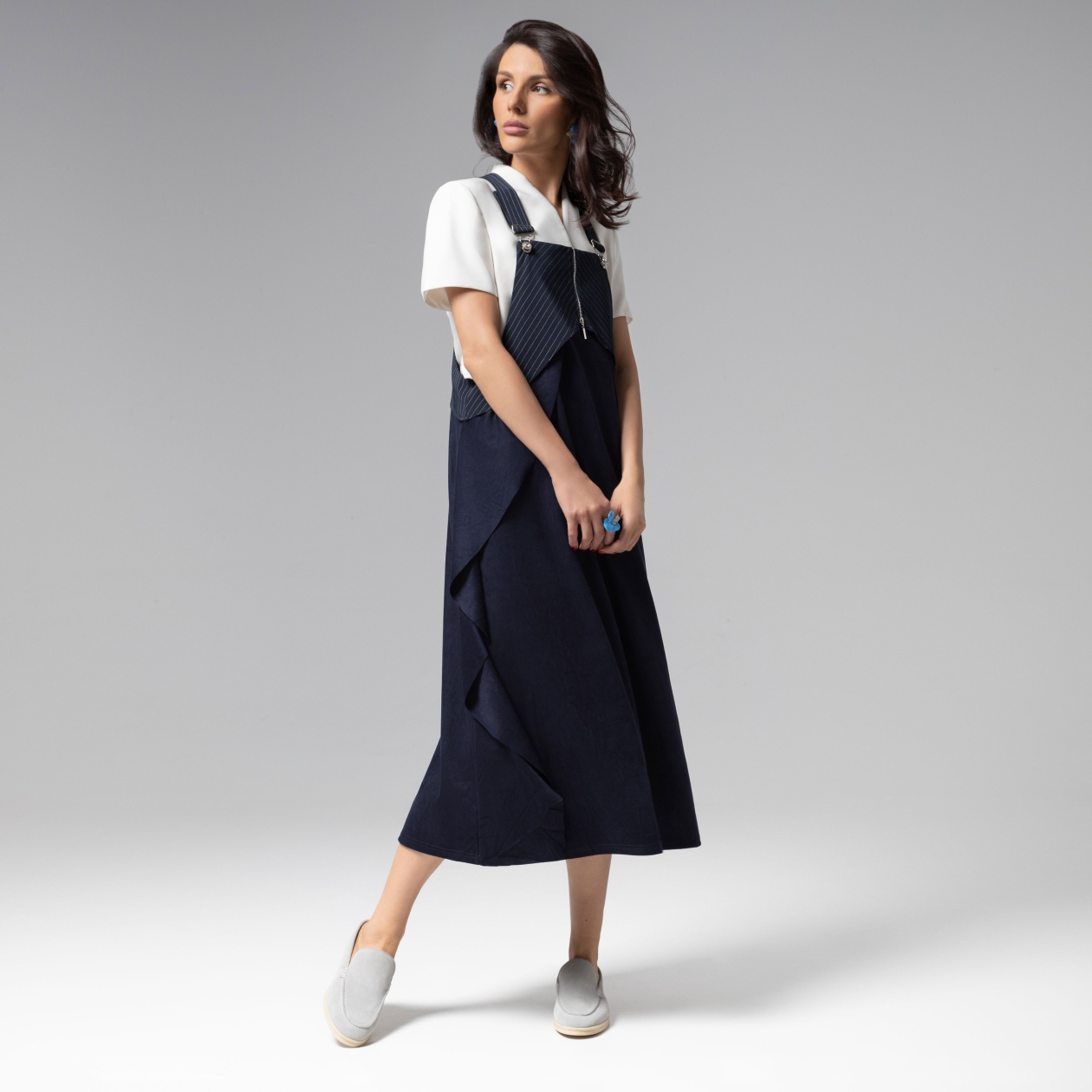 Сарафан комбинированный, Ушла красиво