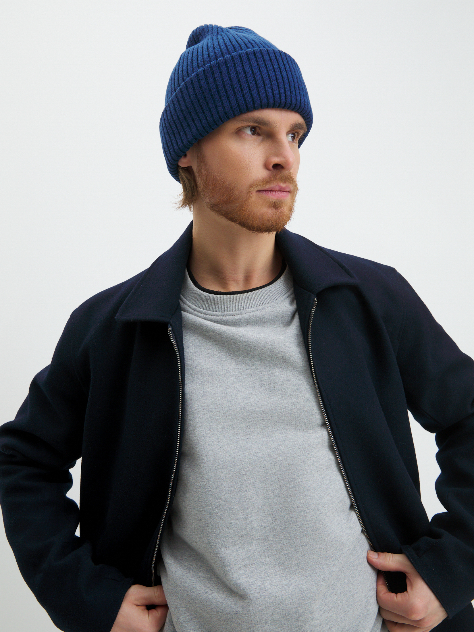 Мужская шапка CALZETTI 4444528, темно-синий