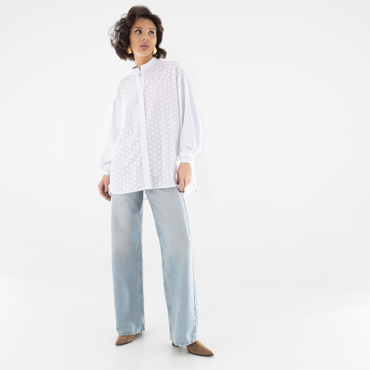 Ст.цена 2290р. Рубашка с вышивкой, Ценю внимание (new)