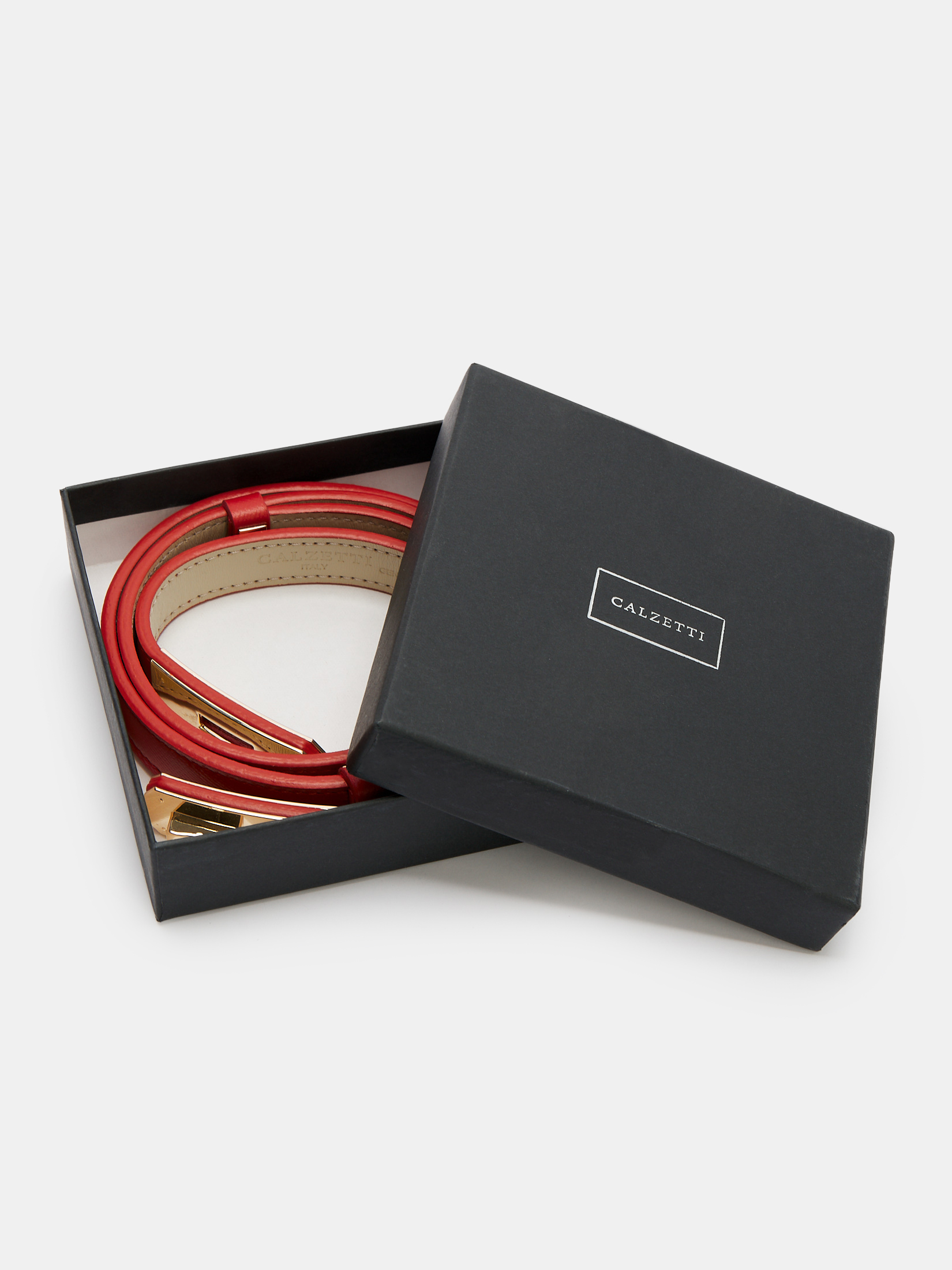 Женский ремень с регулировкой по талии CALZETTI 4042864, красный