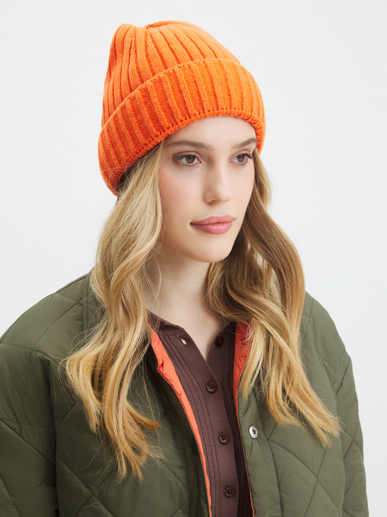 Женская шапка CALZETTI 5550 3151830, оранжевый