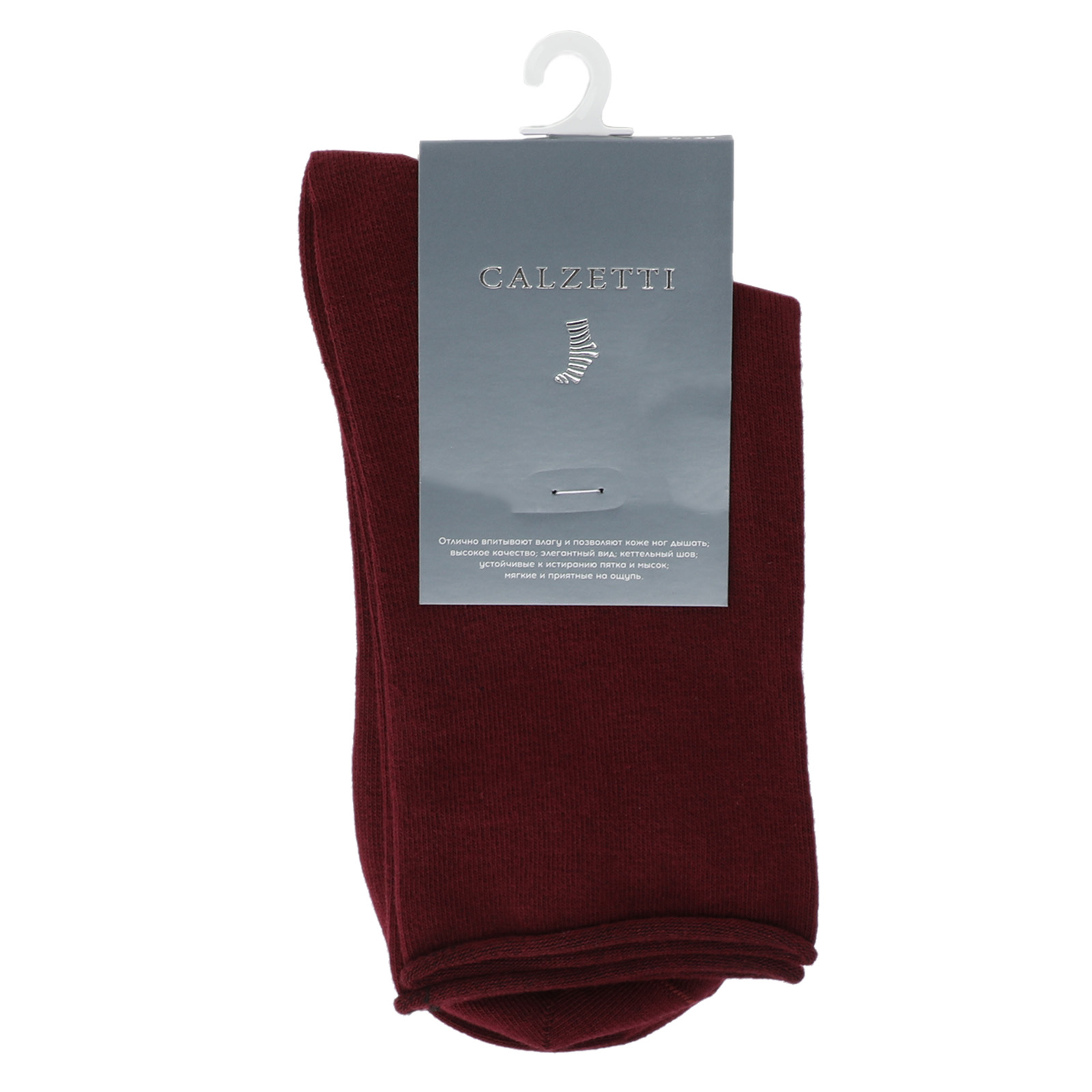 Женские носки CALZETTI 2778374, бордовый