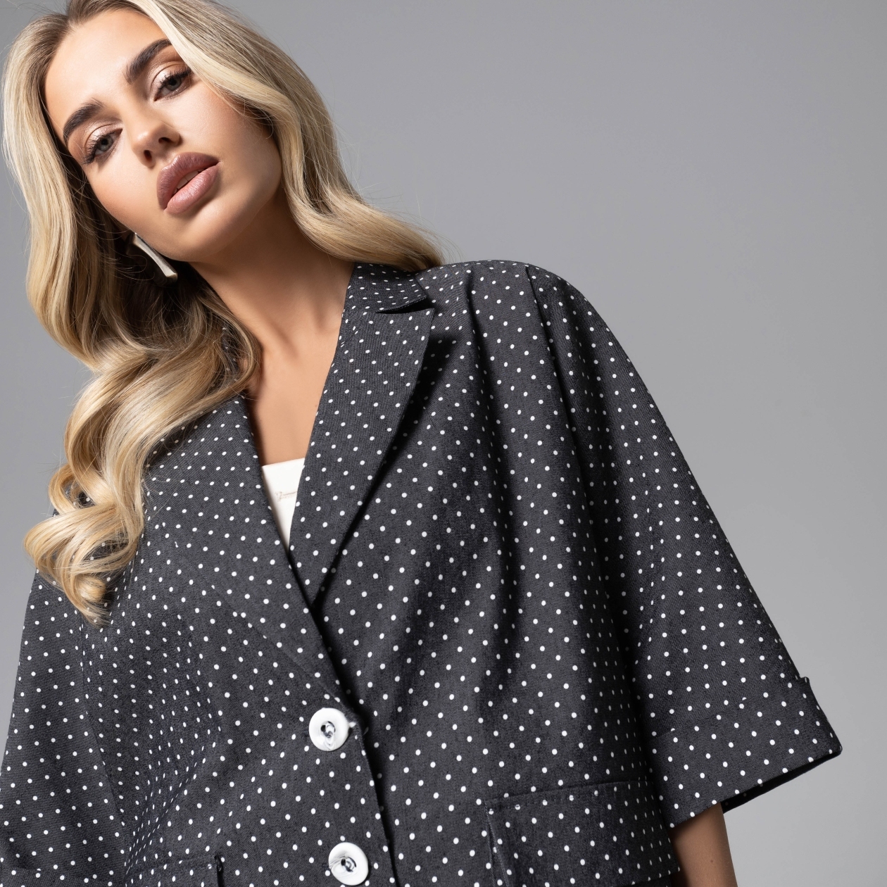 Ст.цена 2590р. Жакет оверсайз, Джинсовый стиль (черный)