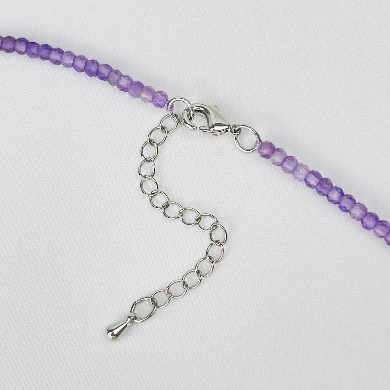 Радуга Самоцветов Колье из Аметиста (градиент)