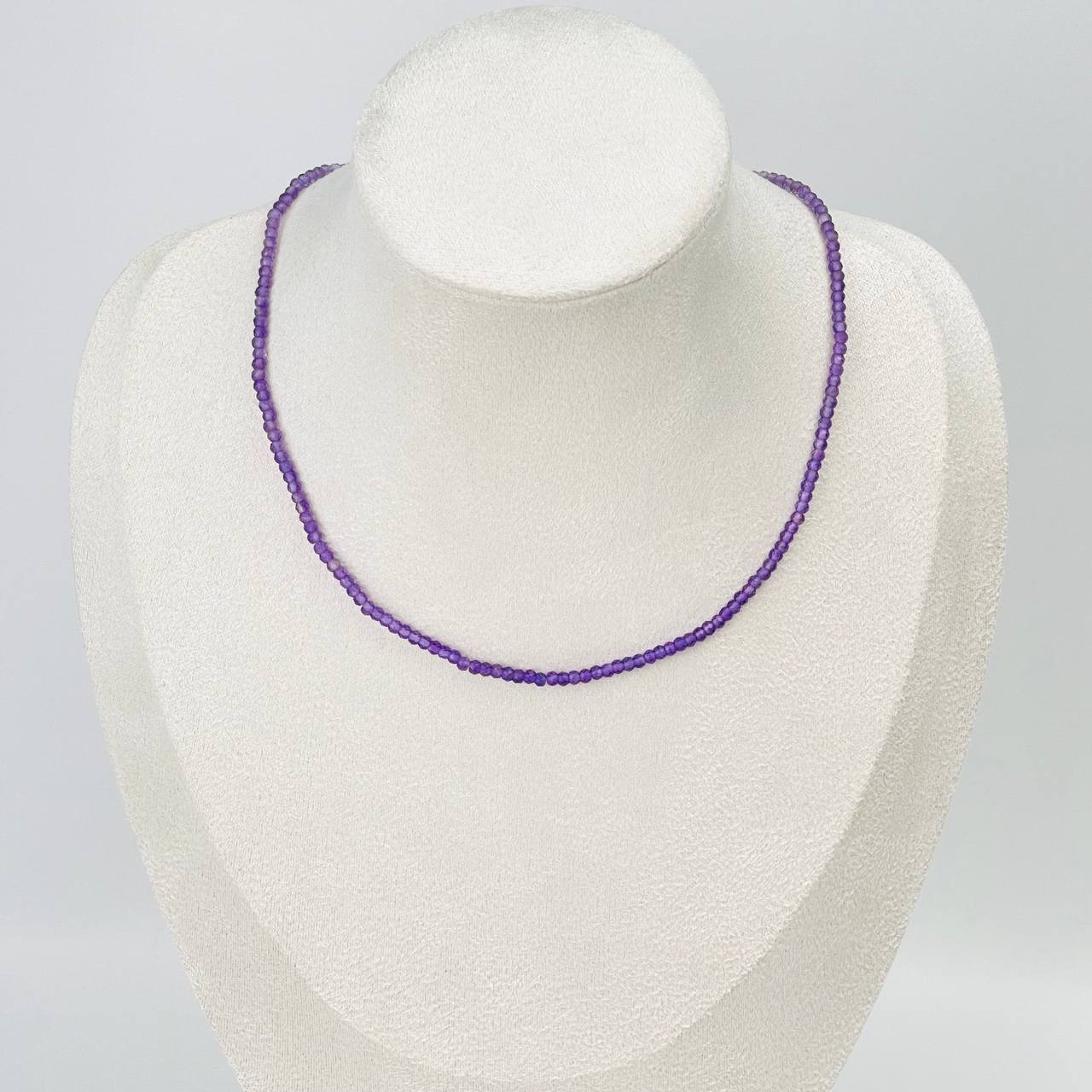 Радуга Самоцветов Колье из Аметиста (градиент)