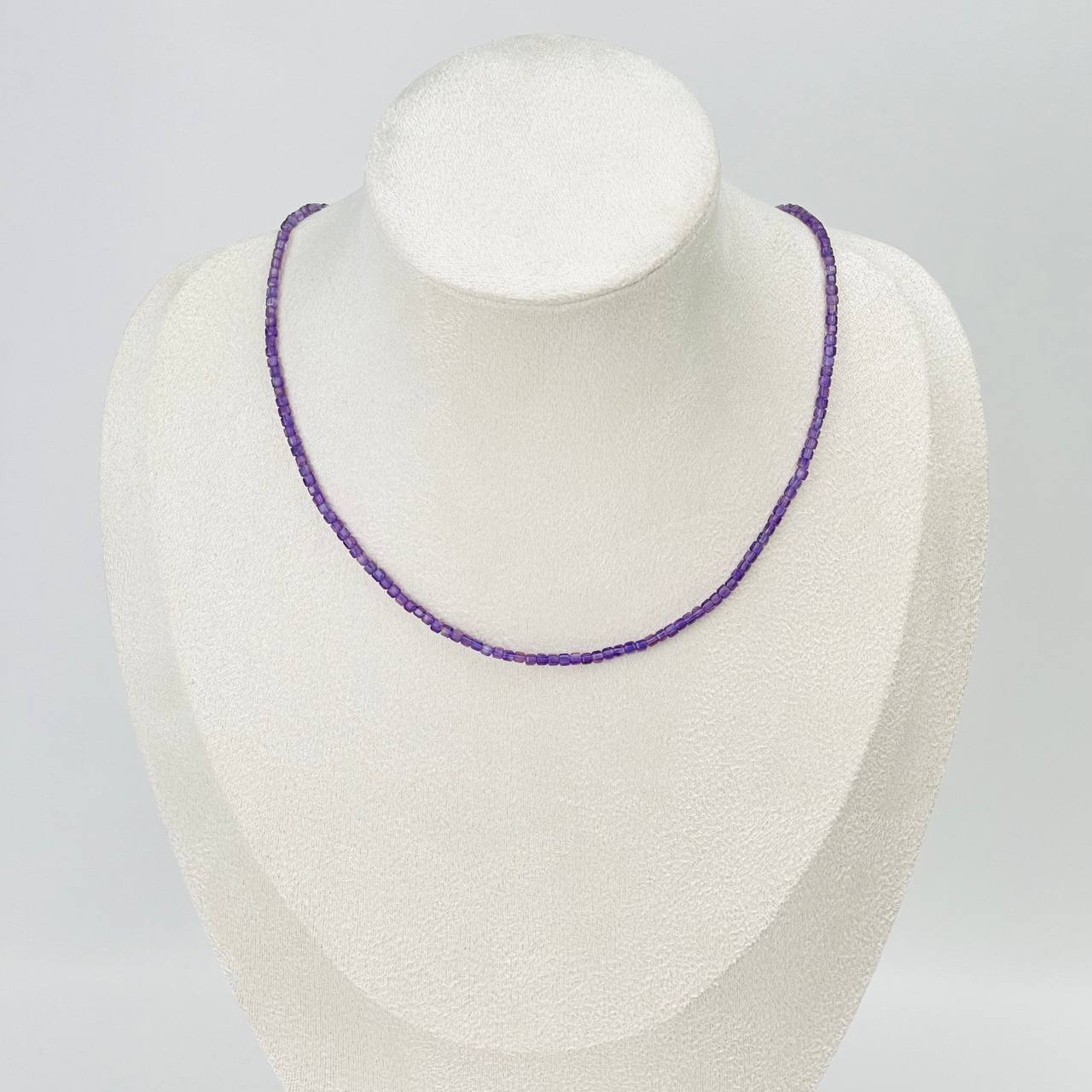 Радуга Самоцветов Колье из Аметиста (градиент)