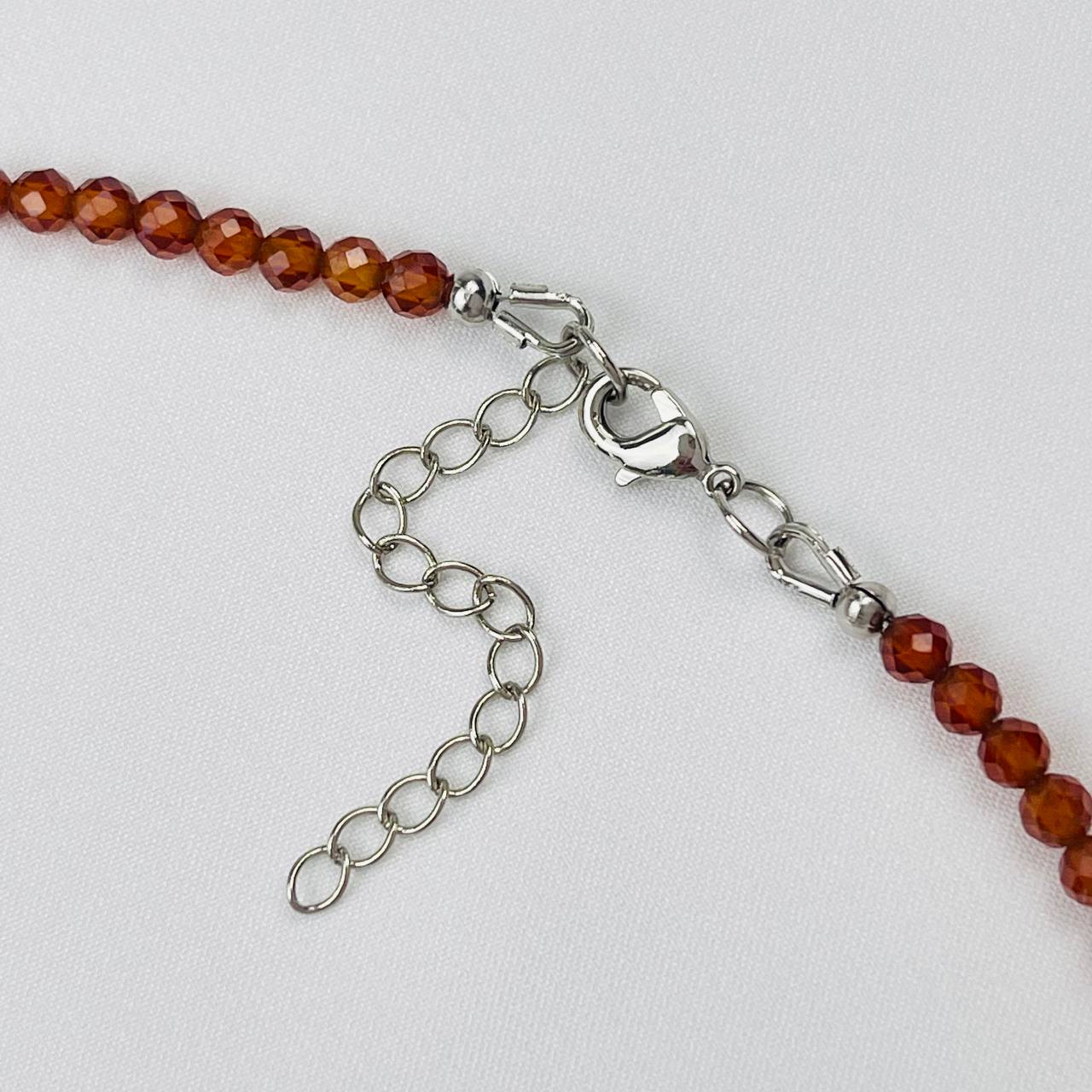 Радуга Самоцветов Чокер из Граната (Спессартин)