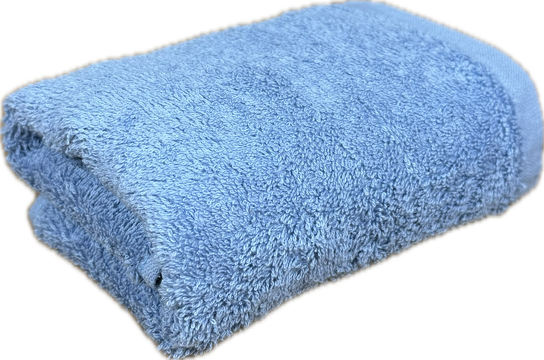 Полотенце махровое АШХАБАД без бордюра - голубая джинса