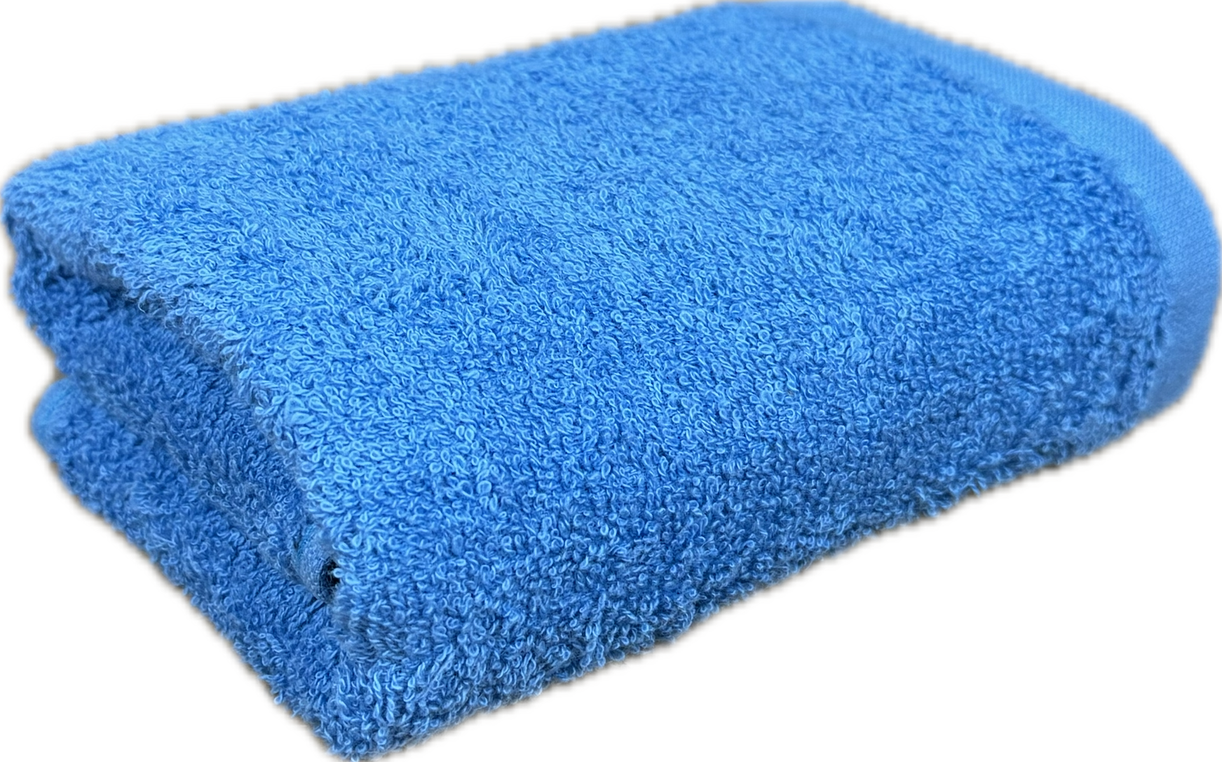 Полотенце махровое АШХАБАД без бордюра - василек