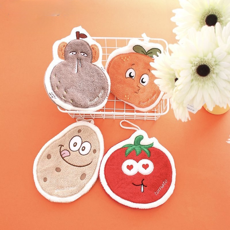 Салфетка - прихватка микрофибра 173 - 7 ВЕСЕЛАЯ ГРЯДКА р-р 20х26