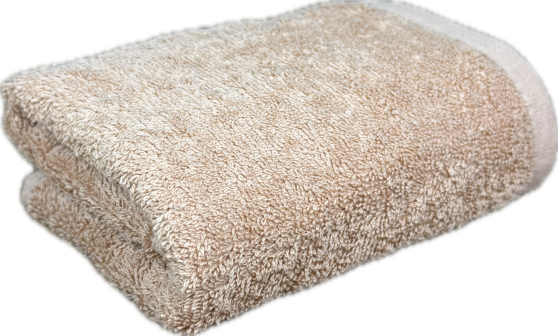 Полотенце махровое АШХАБАД без бордюра - бежевый