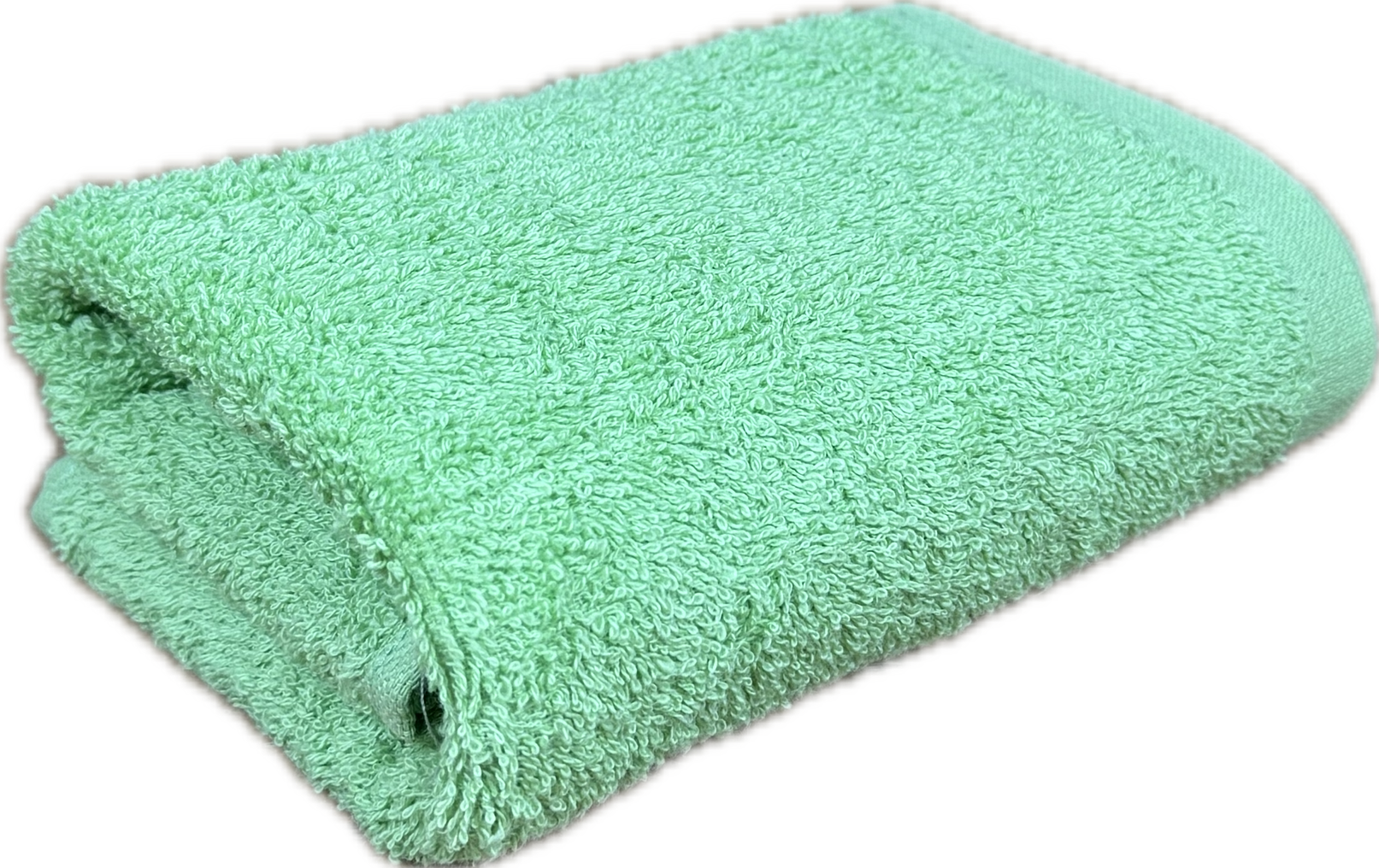 Полотенце махровое АШХАБАД без бордюра - зеленый