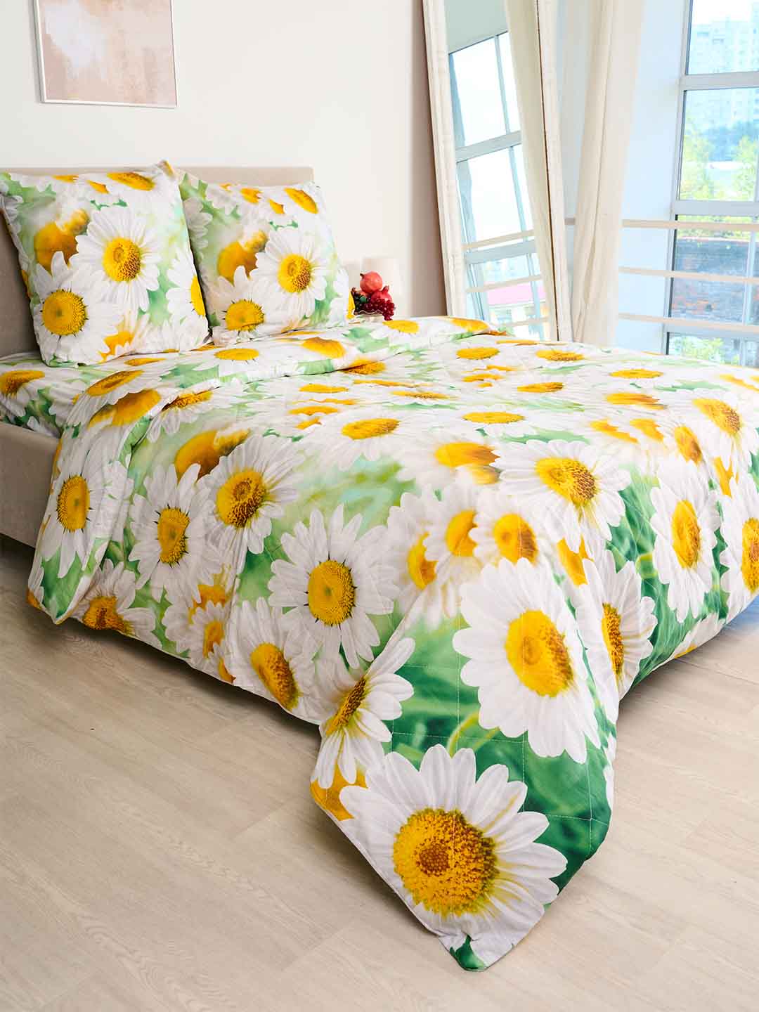 КПБ Перкаль Зима-лето с прост. на резинке - Русское поле