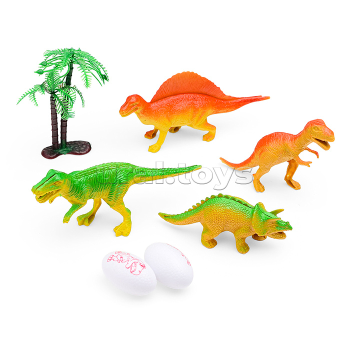 Набор из 4-х динозавров в пакете