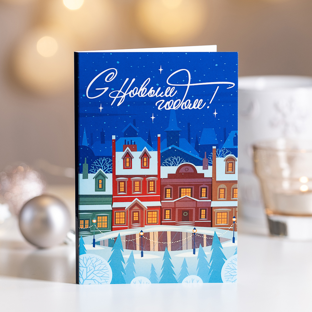 Открытка 4 шоколадки