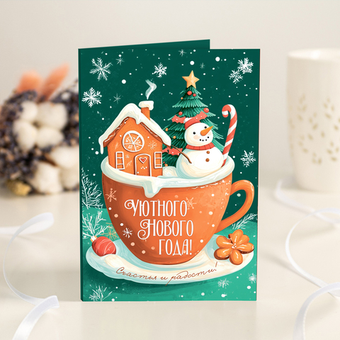 Открытка 4 шоколадки