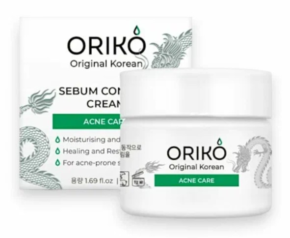 ORIKO Sebum Control Face Cream Acne Care Крем для лица для проблемной кожи с кислотами 50мл