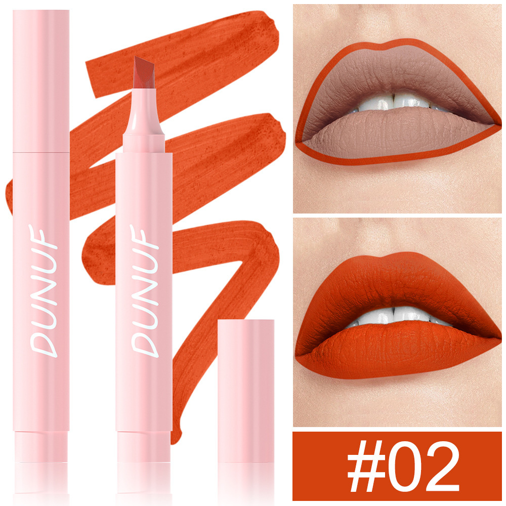 Помада-карандаш для губ DUNUF matte lip stain 02